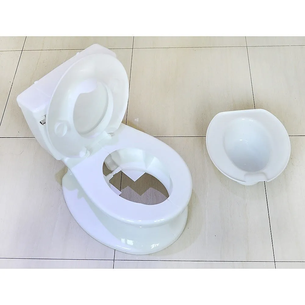 Lifelike Toddler Potty Trainer with Flush Sound - Randy & Travis