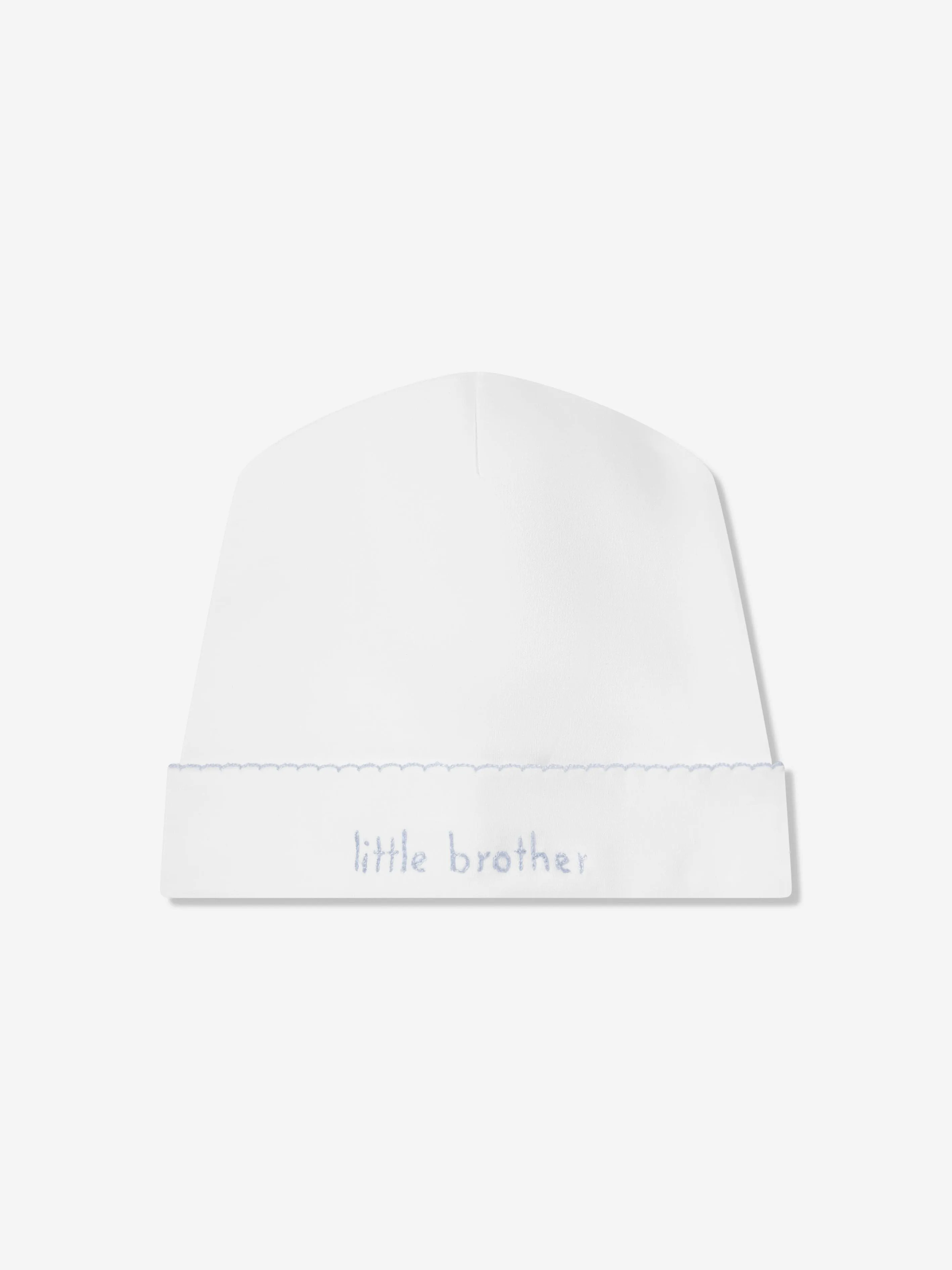 Magnolia Baby Baby Boys Little Brother Hat in White