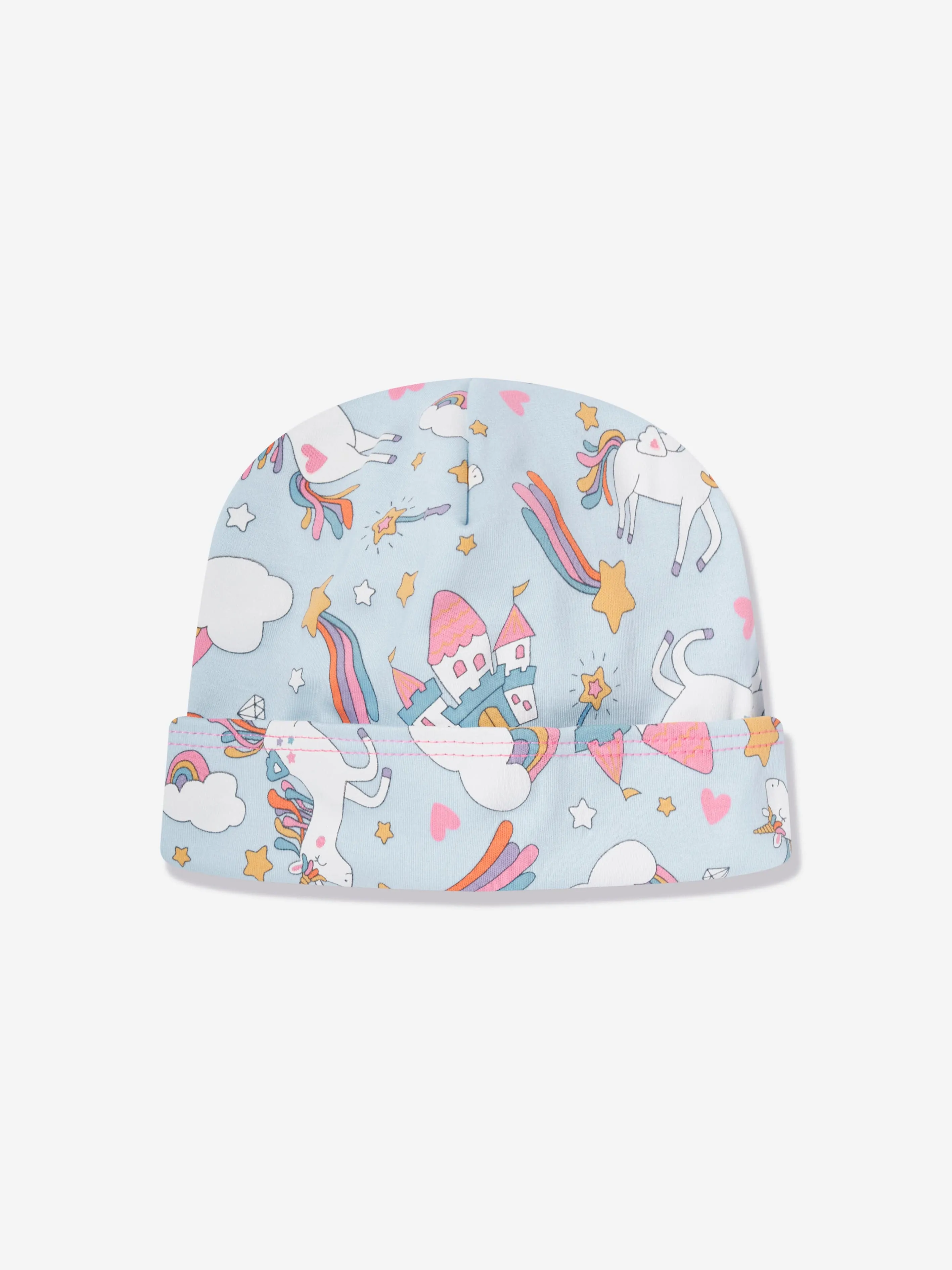 Magnolia Baby Baby Girls Dreamy Unicorns Hat in Pink