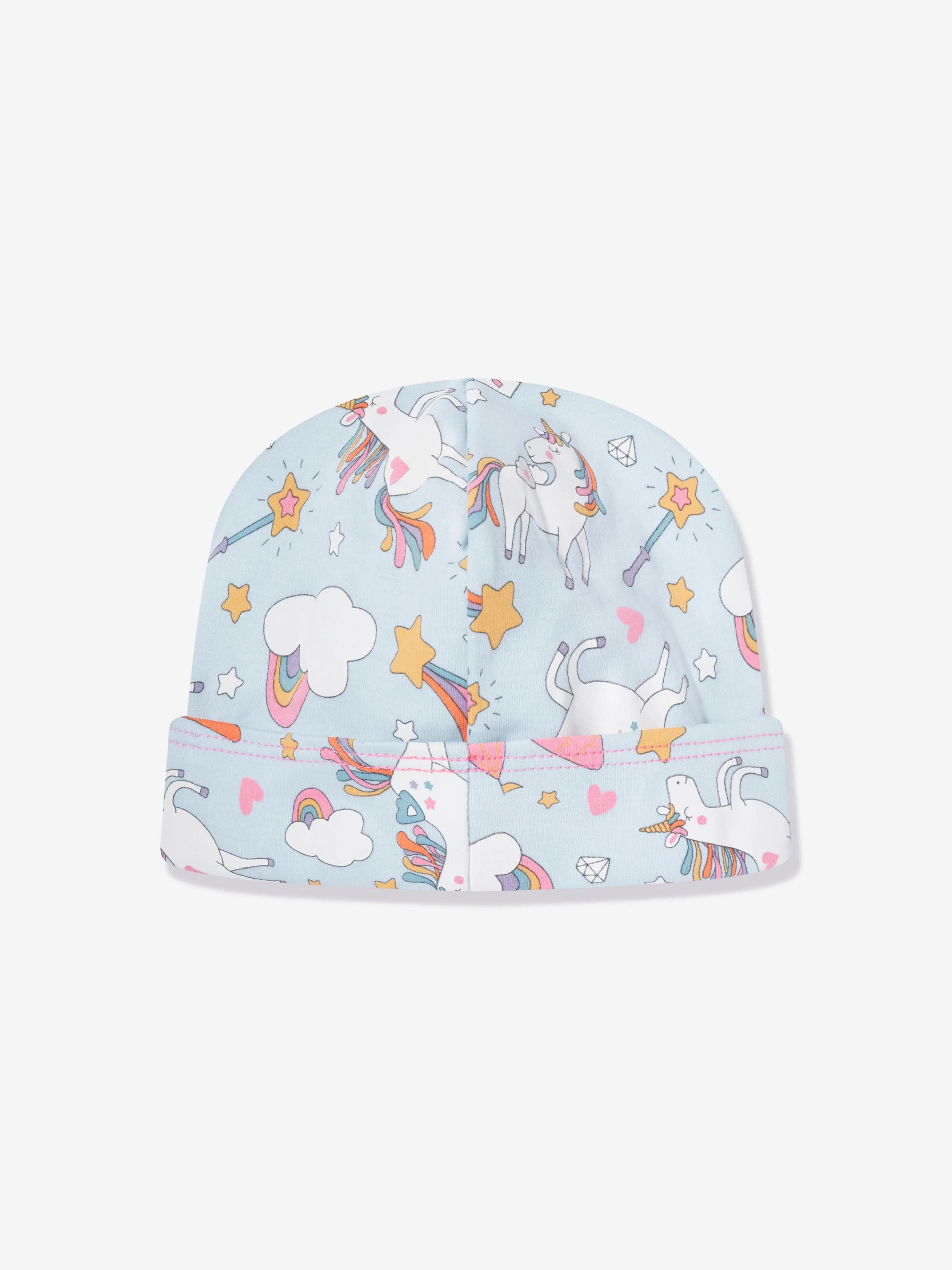 Magnolia Baby Baby Girls Dreamy Unicorns Hat in Pink