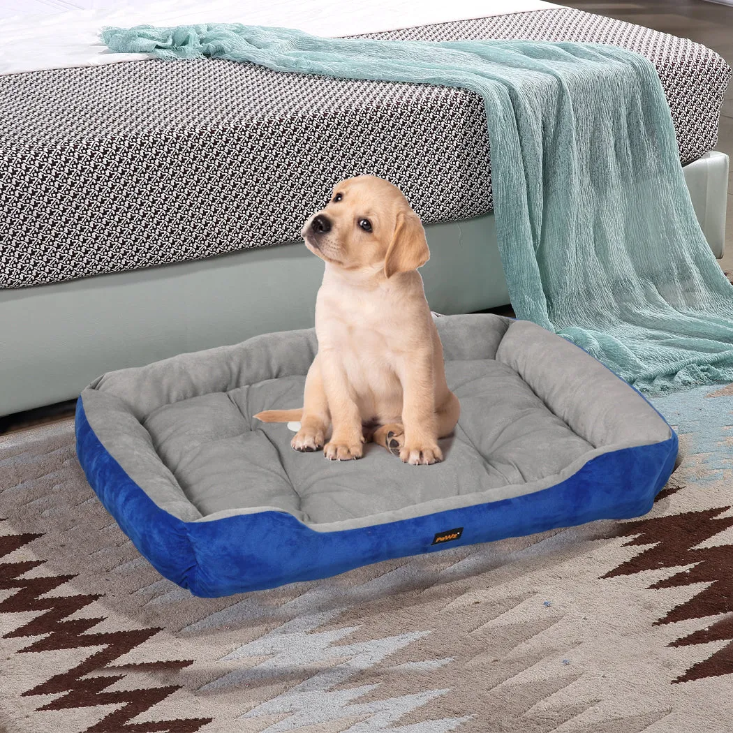 MEDIUM Dog Beds Pet Mattress Bedding - Navy