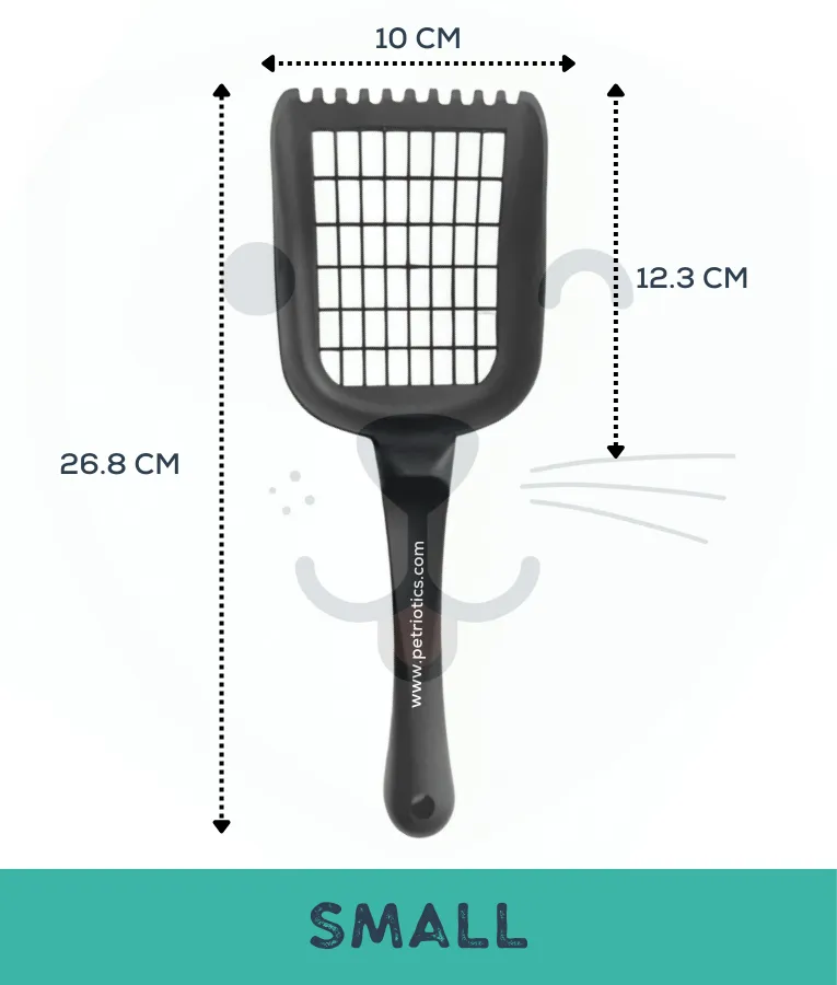 MP Bergamo Cat Litter Scoop for Fine Sand Wide Grid