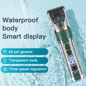 Multi-Functional Pet Electric Hair Clipper Q-Lf880 Green