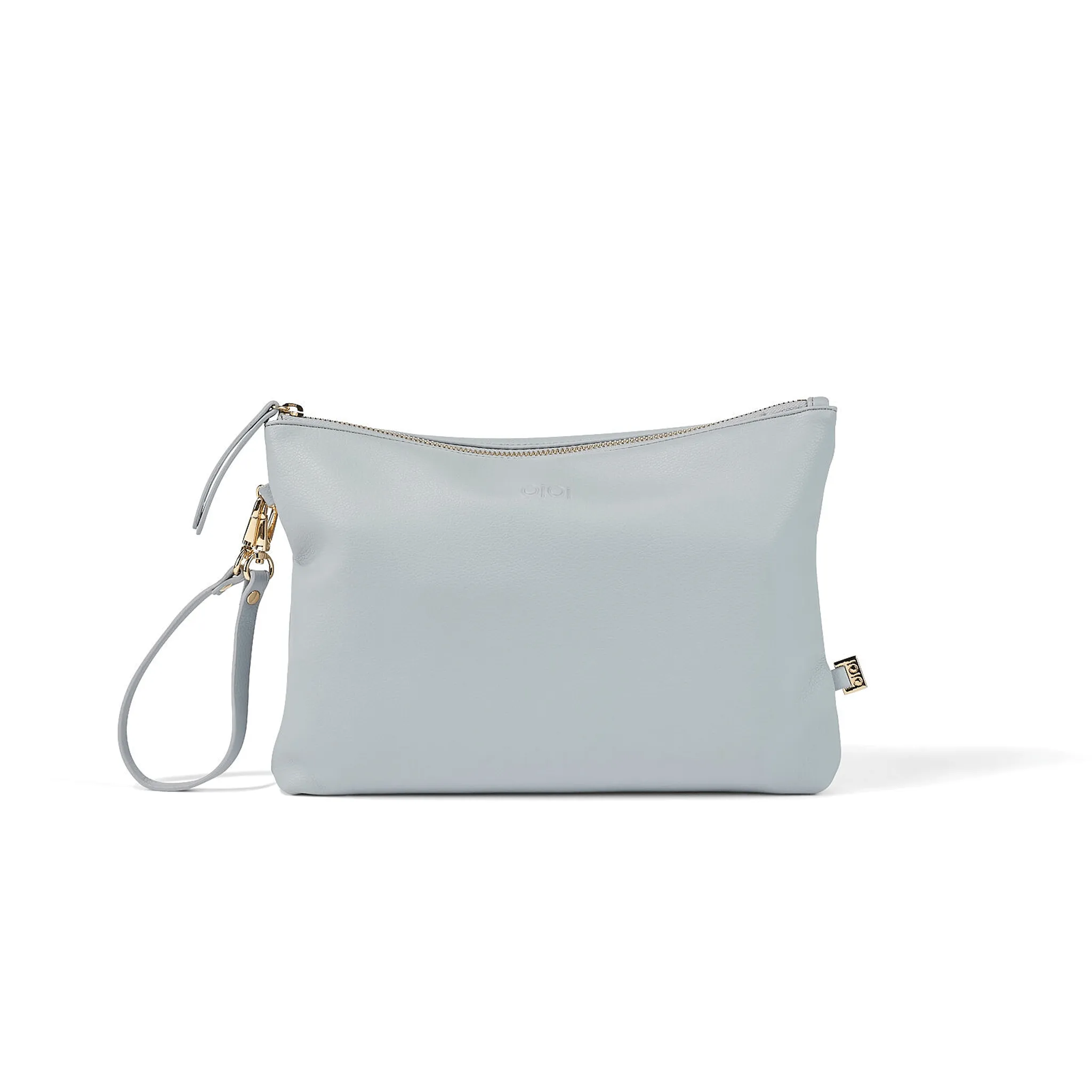 Nappy Changing Pouch - Blue Vegan Leather