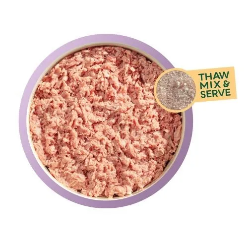 Natures Menu Ready to Mix Minced Raw Dog Food with Turkey 12 x 400g