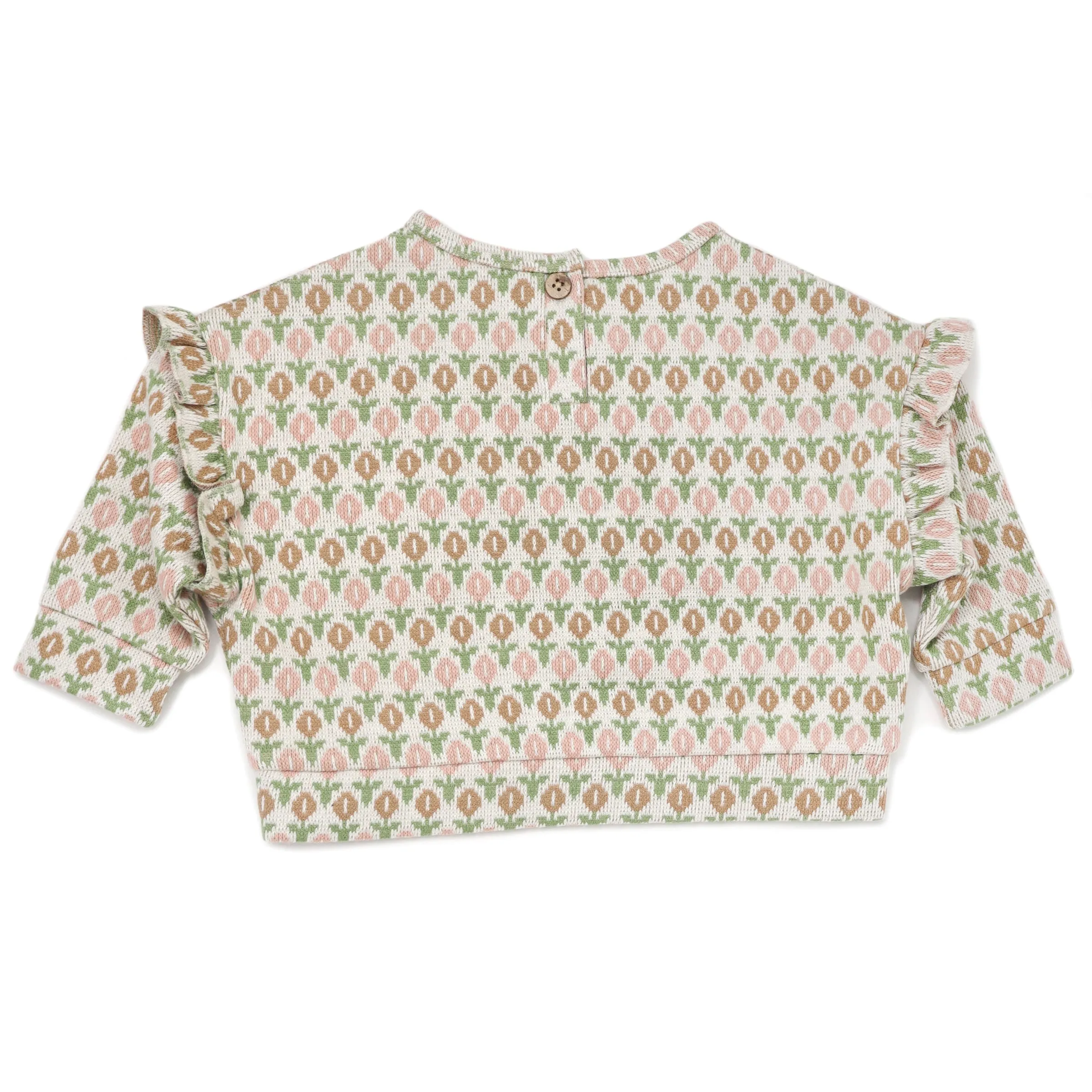 oh baby! Millie Slouch Double Knit - Tulip Print - Blush Caramel