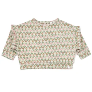 oh baby! Millie Slouch Double Knit - Tulip Print - Blush Caramel