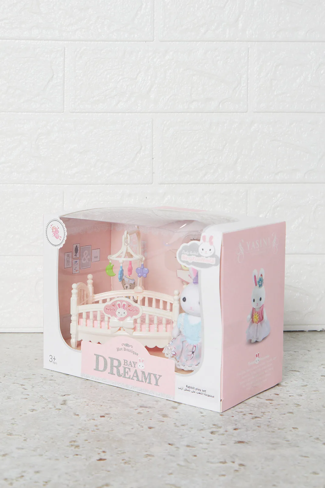 Pink Bay Dreamy Rabbit Play Bedroom Play Set