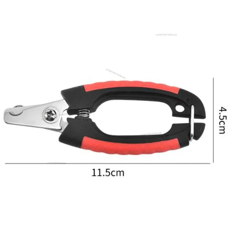 Professional Stainless Steel Pet Nail Clippers for Dogs, Cats, and Small Animals