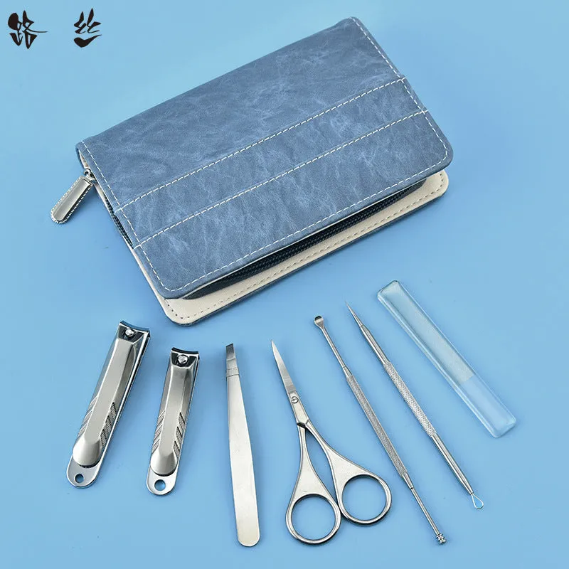 RAUSCH Manicure Implement Manicure Set 7-Piece Stainless Steel Nail Clippers Set