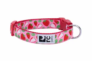 RC Pets Clip Collar for Dogs in Strawberries Pattern