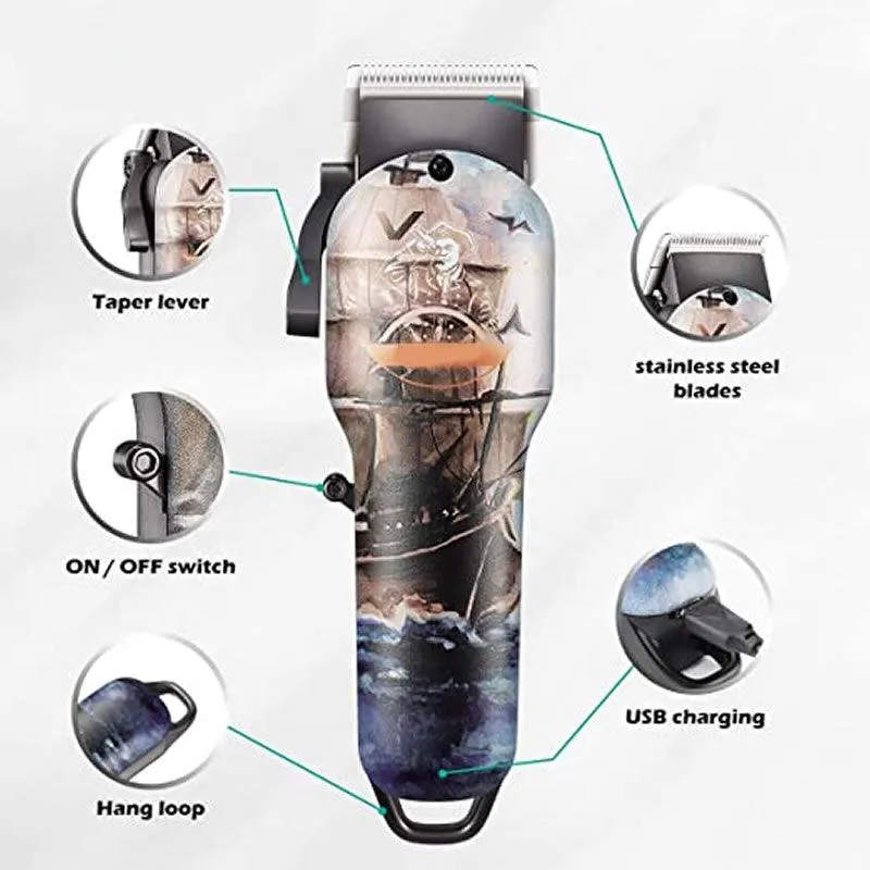 Rechargeable Wireless Hair Clipper V-690