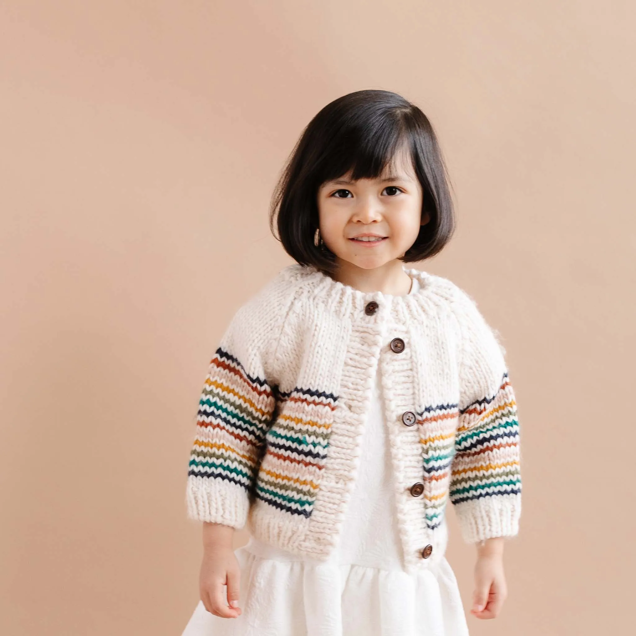 Retro Stripe Cardigan