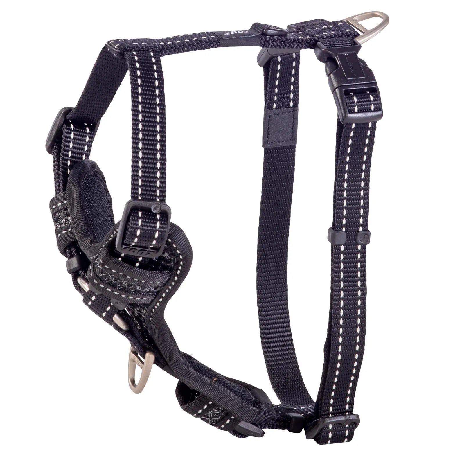 Rogz Control Dog Harness Black Medium