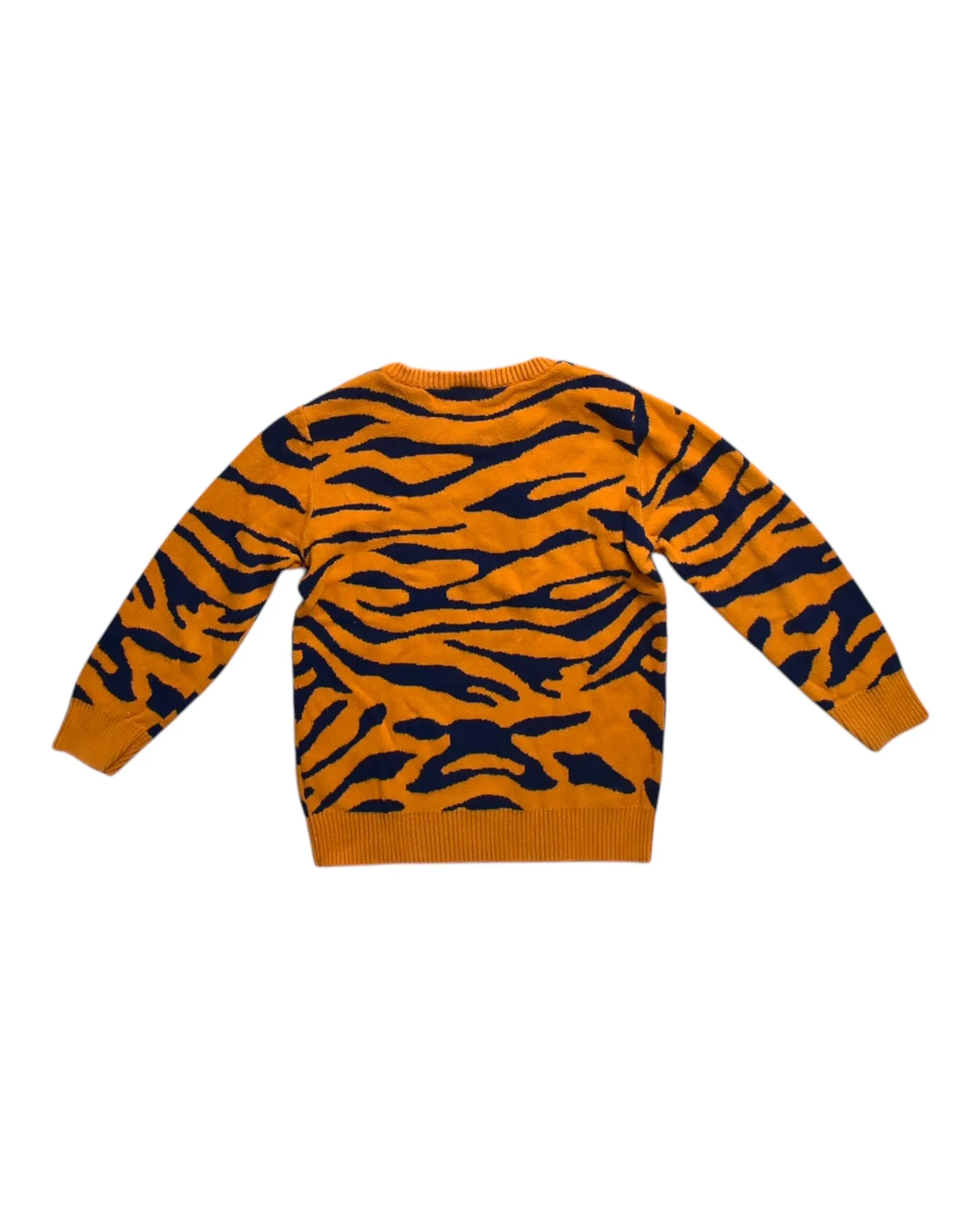 Seed Tiger Stripe Knit Sweater 4T