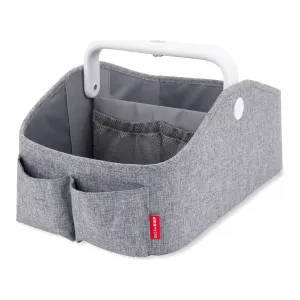 Skip Hop Nursery Style Light-Up Diaper Caddy - Heather Grey