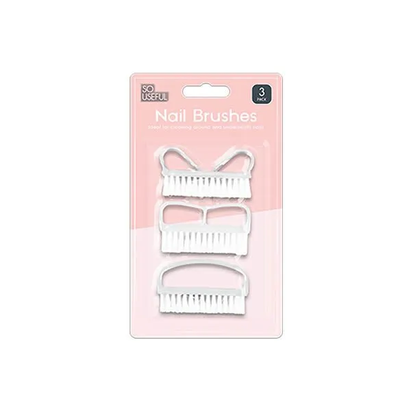 So Useful Nail Brushes 3 Pack