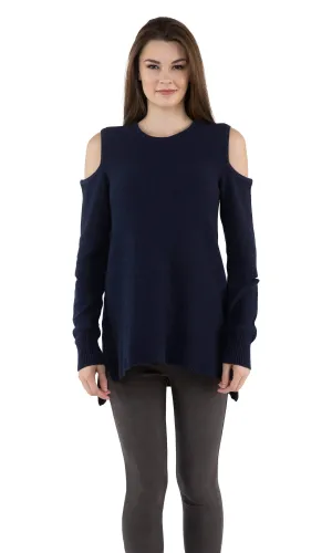 Sogi SeedStitch Cold Shoulder Sweater