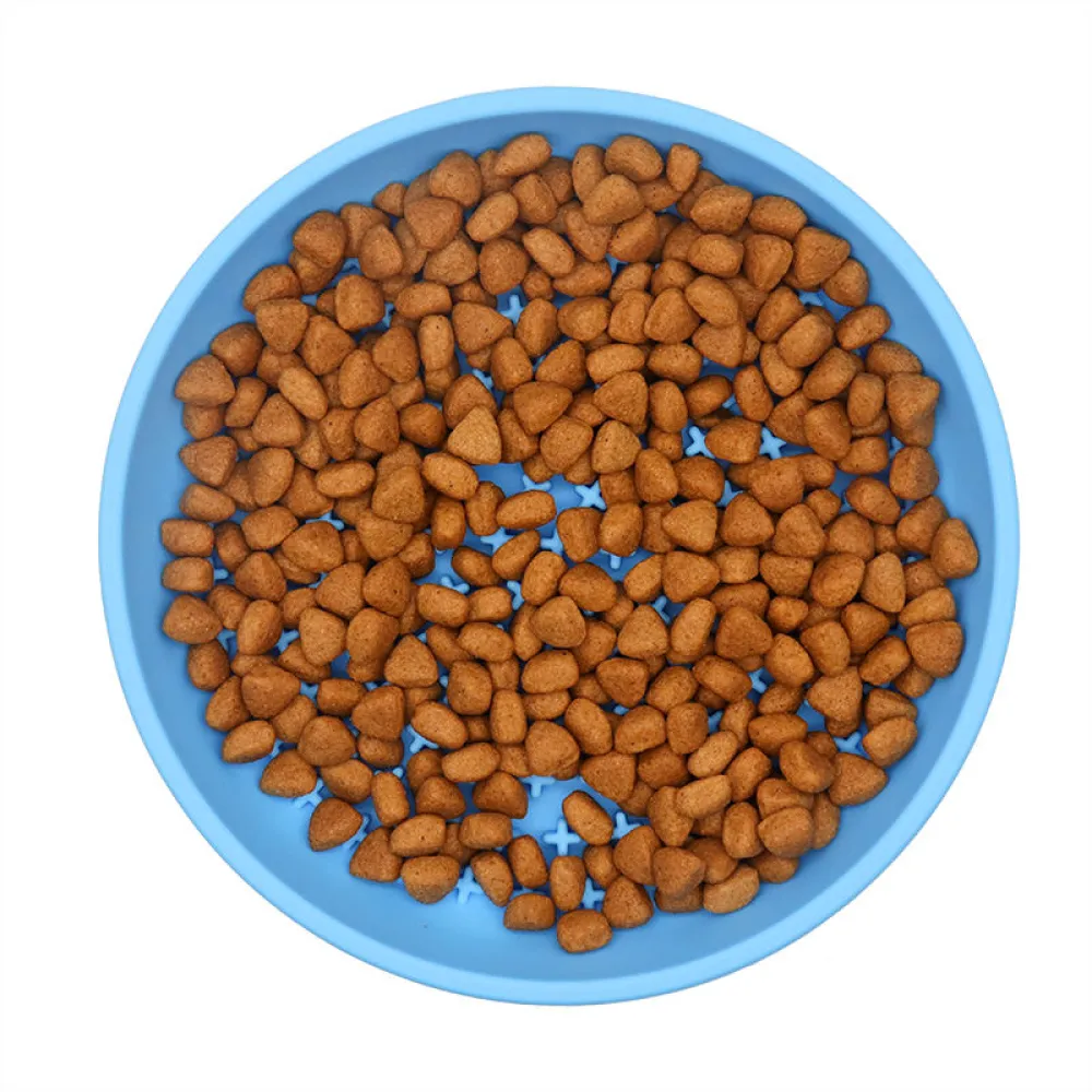 Talking Dog Club Lickables Licking Bowls for Dogs and Cats (Blue)