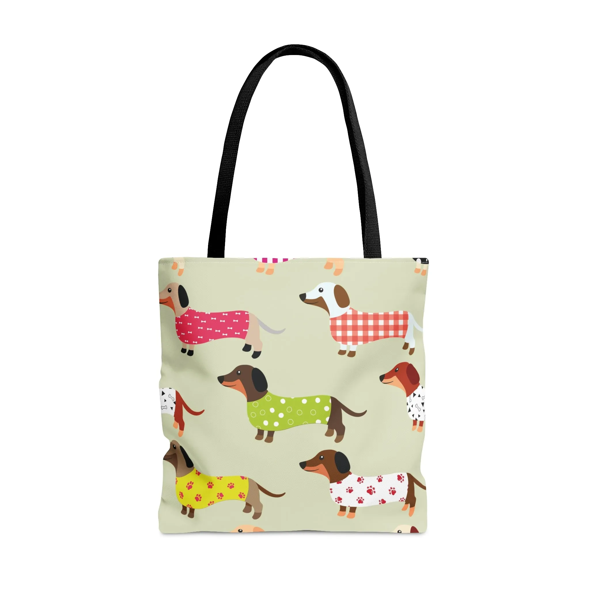 Tote Bag - AOP - Dachshunds in Sweaters