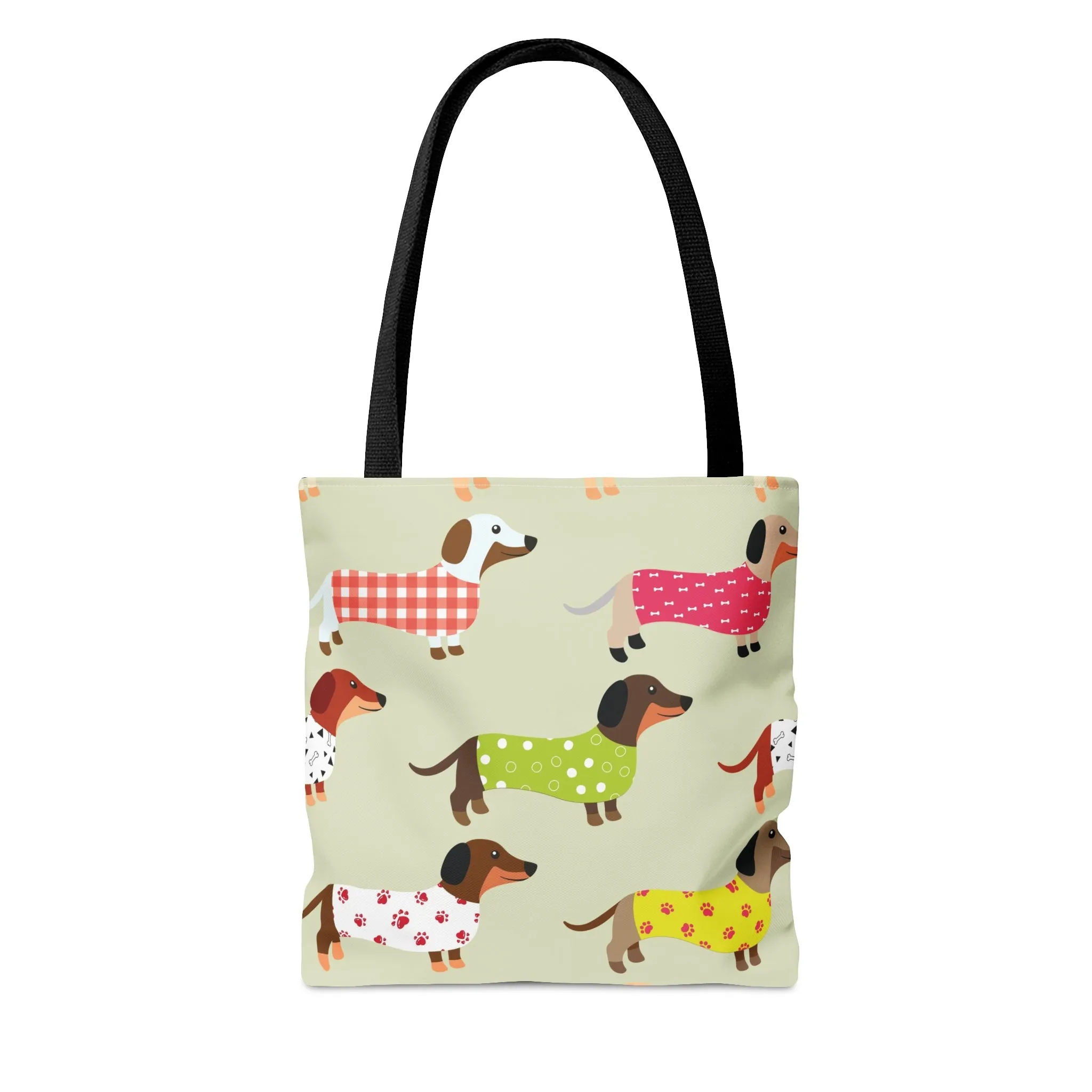 Tote Bag - AOP - Dachshunds in Sweaters