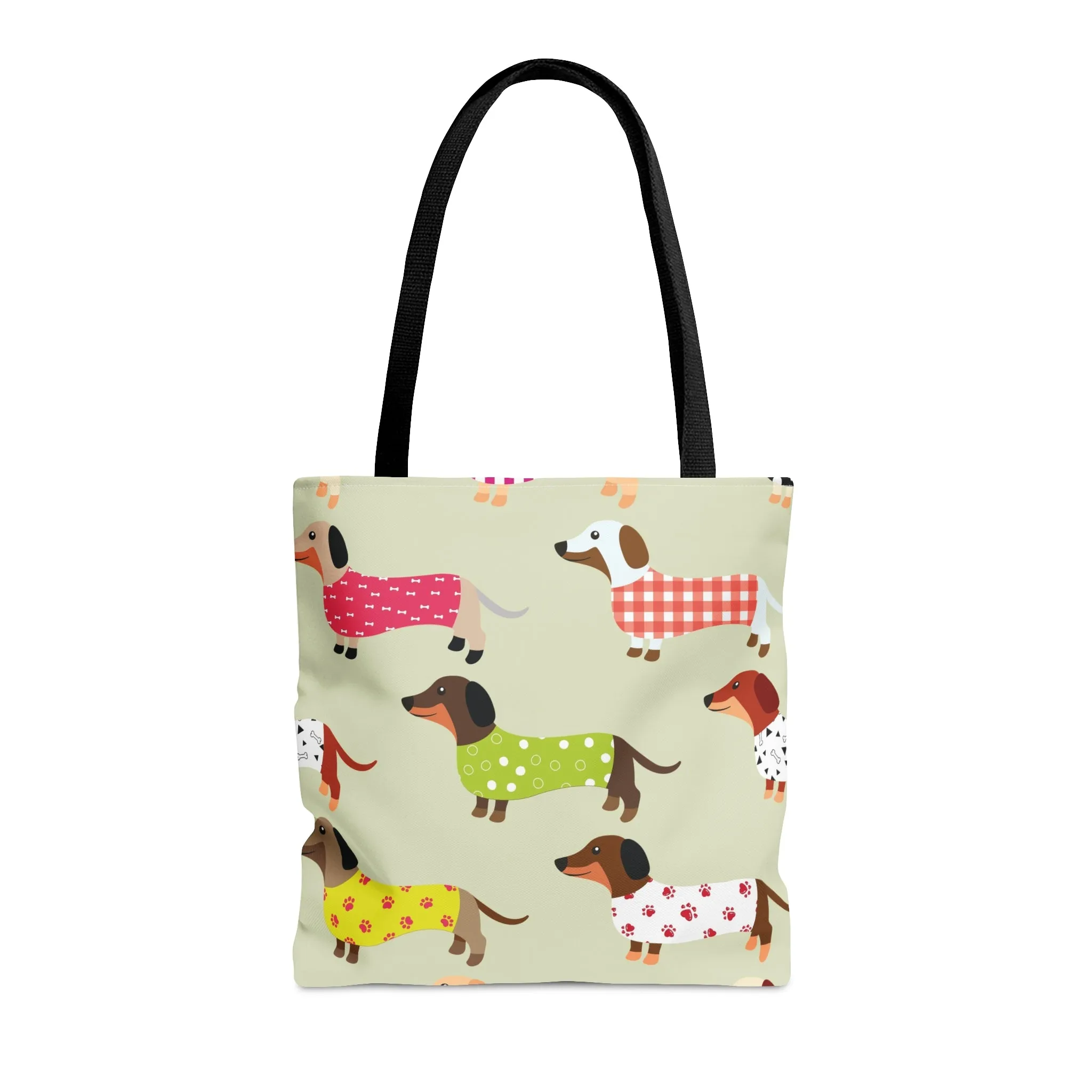 Tote Bag - AOP - Dachshunds in Sweaters