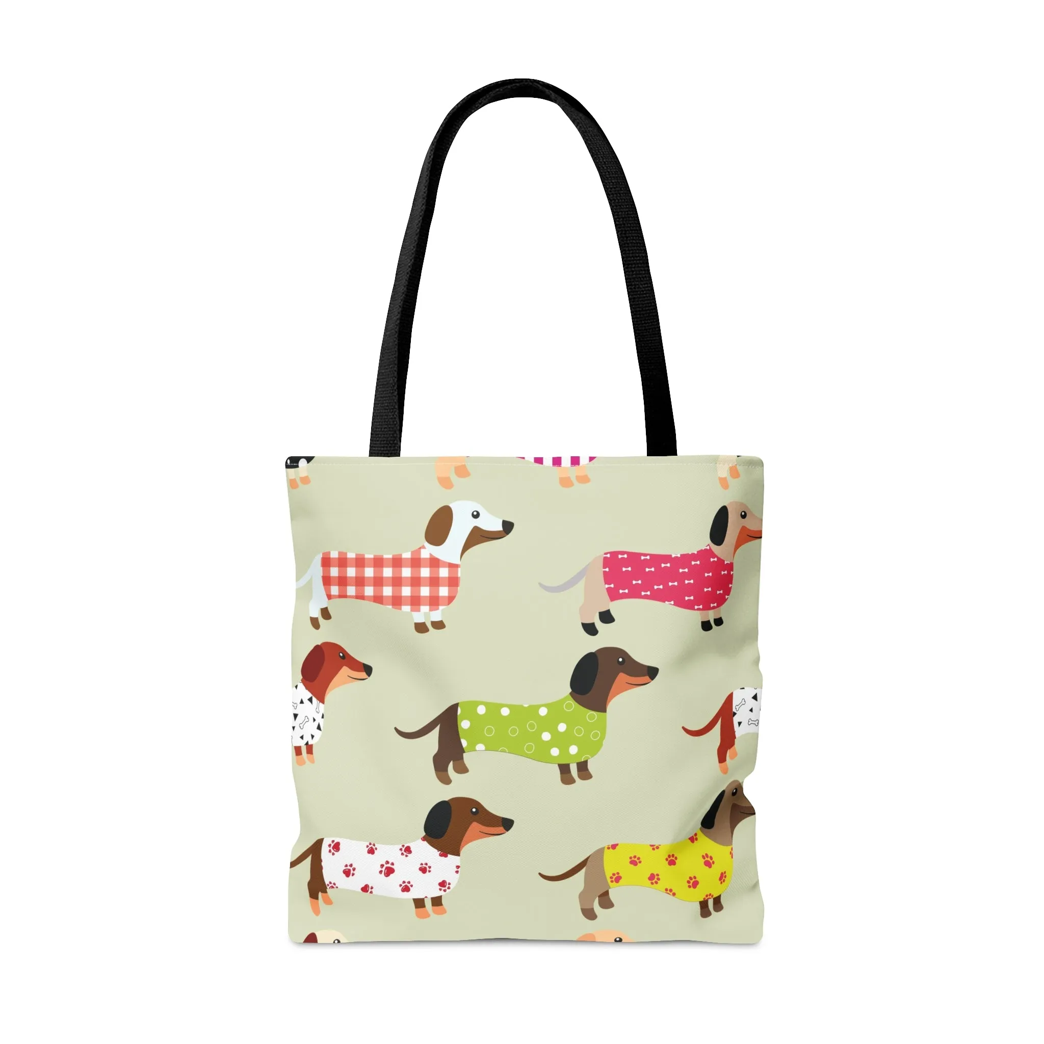 Tote Bag - AOP - Dachshunds in Sweaters