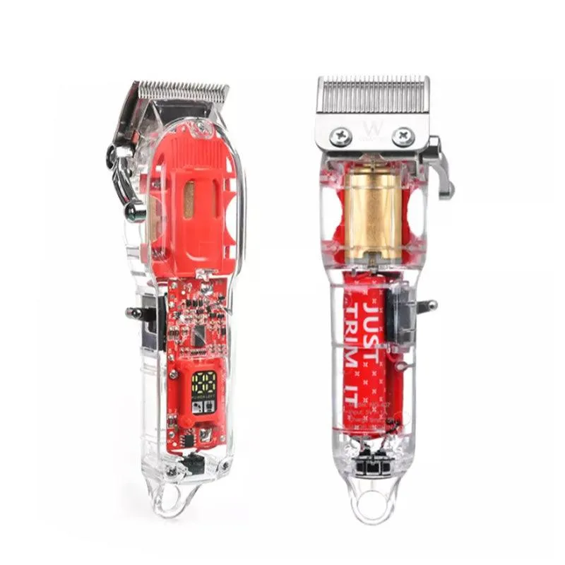 Transparent Rechargeable Electric Hair Clipper Q-LF63