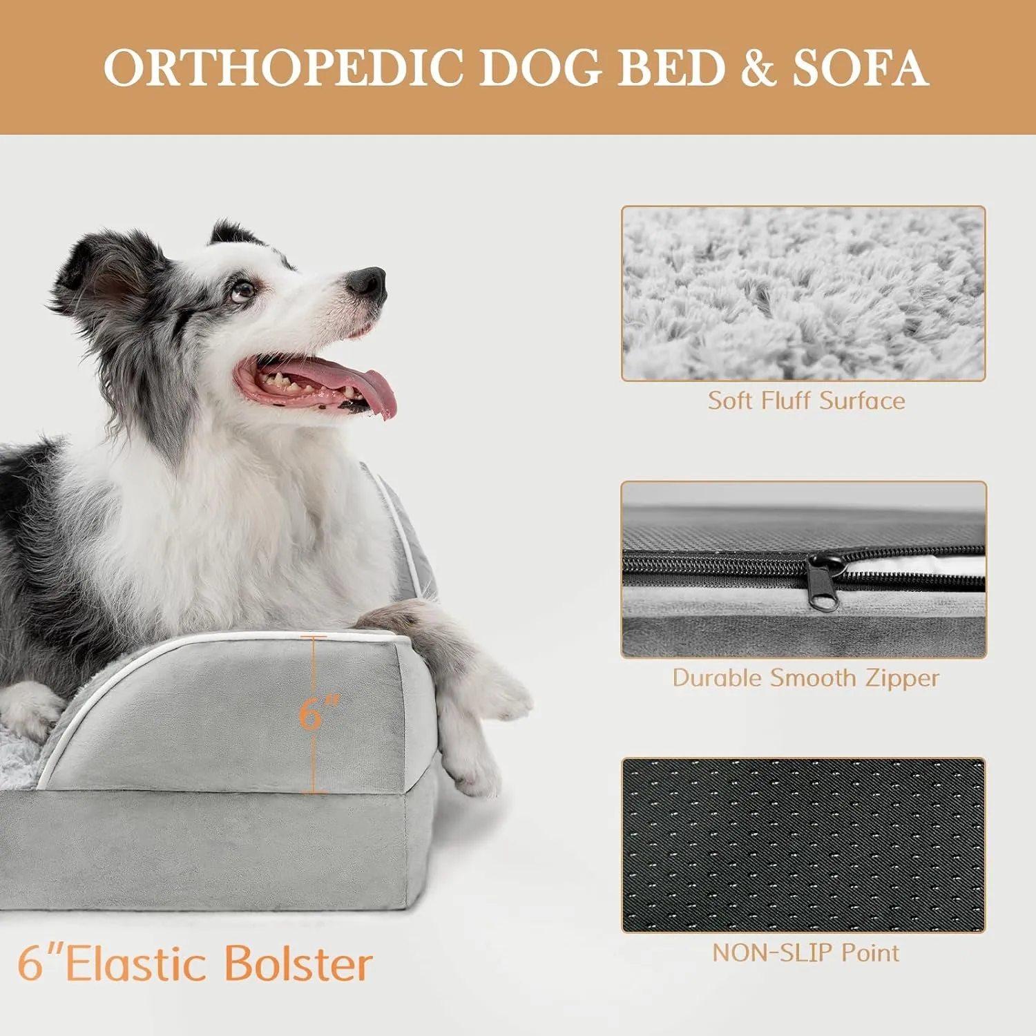 Waterproof Orthopedic Dog Bed