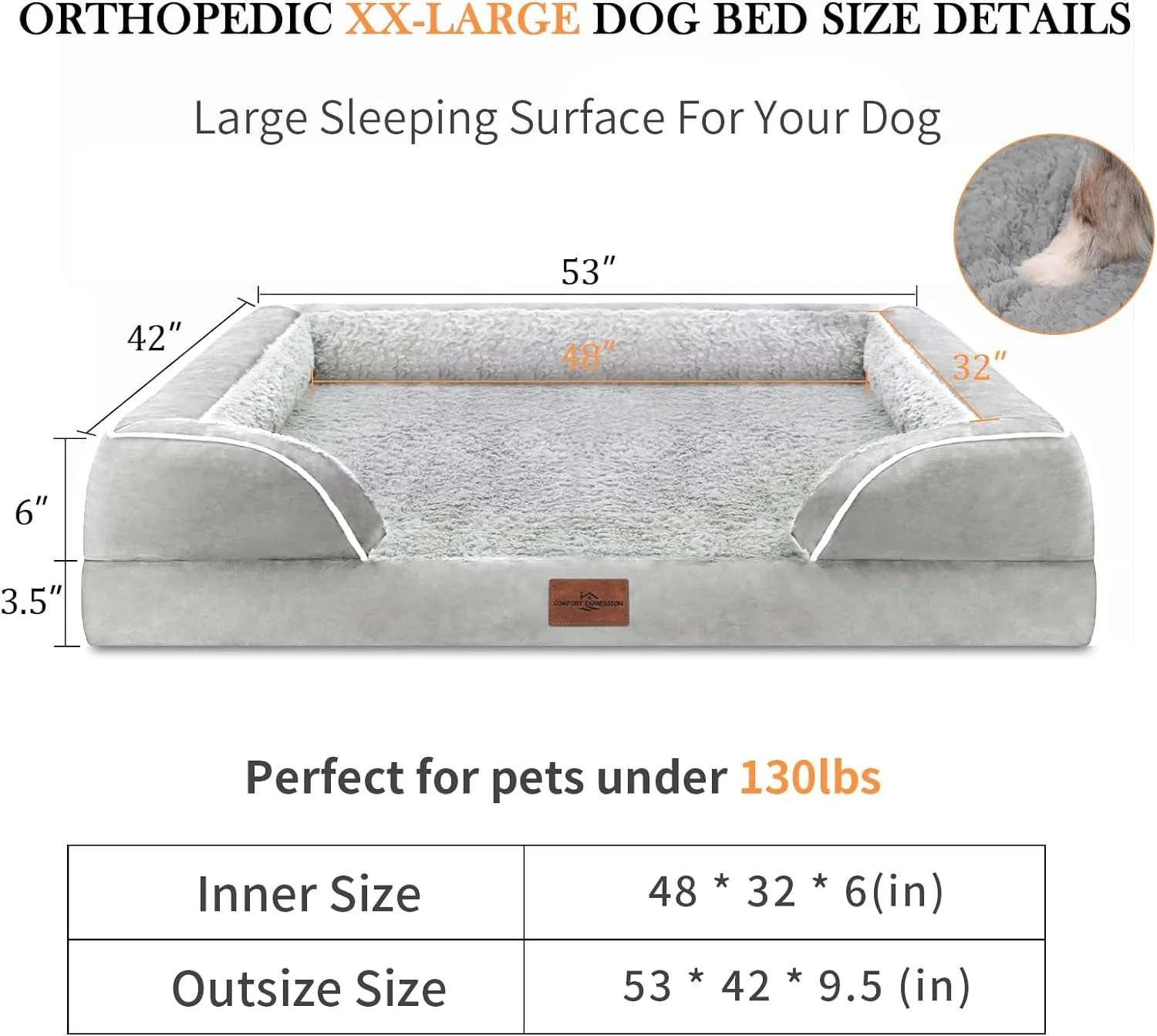 Waterproof Orthopedic Dog Bed