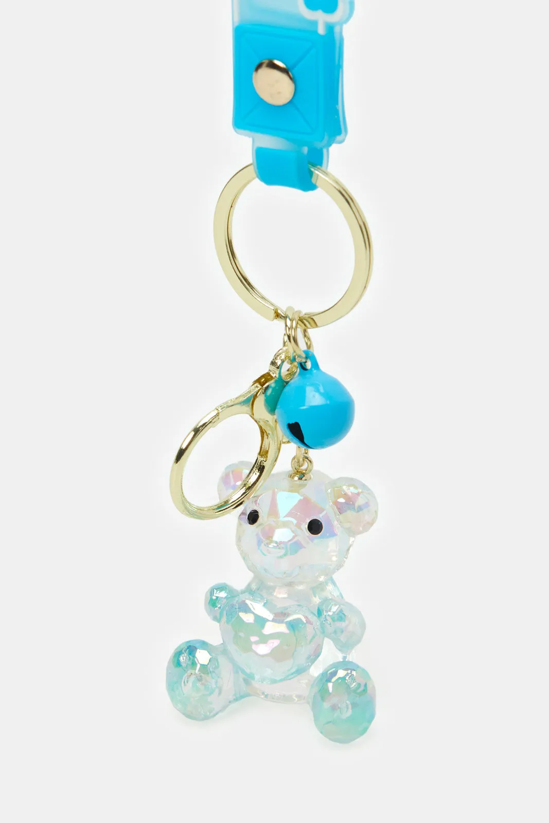 Women Blue Embellished Key Ring