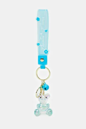 Women Blue Embellished Key Ring