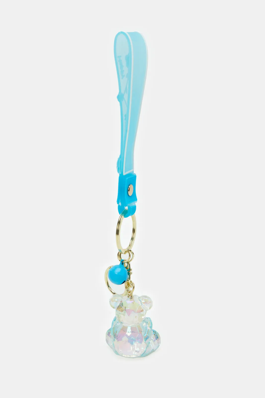 Women Blue Embellished Key Ring